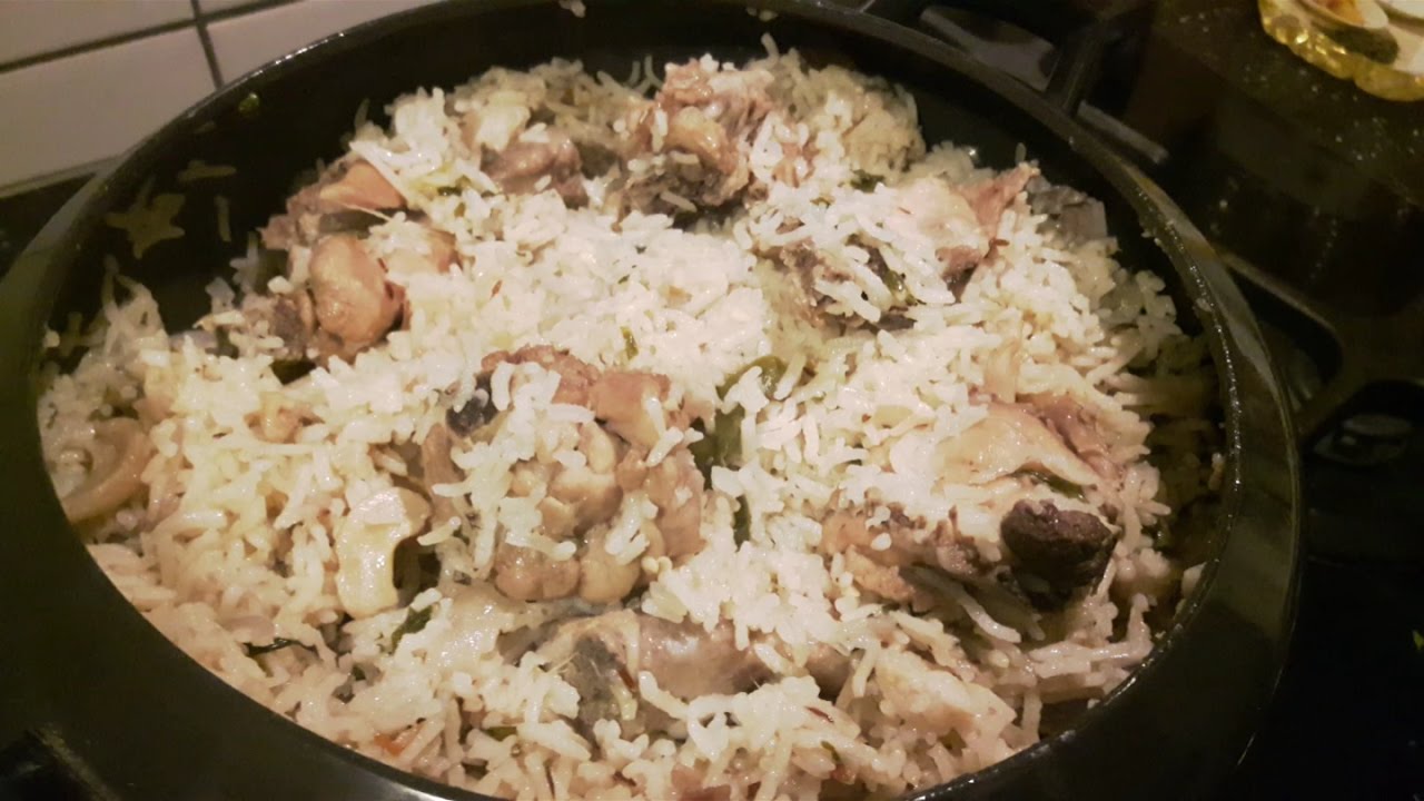 Chicken Pulao in pressure cooker