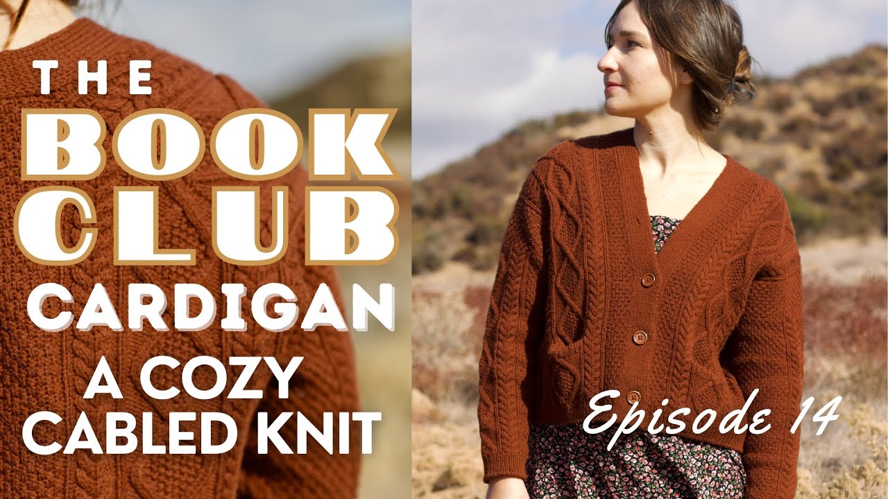 My Finished Book Club Cardigan ✨ + Can i Knit Socks in a Weekend?