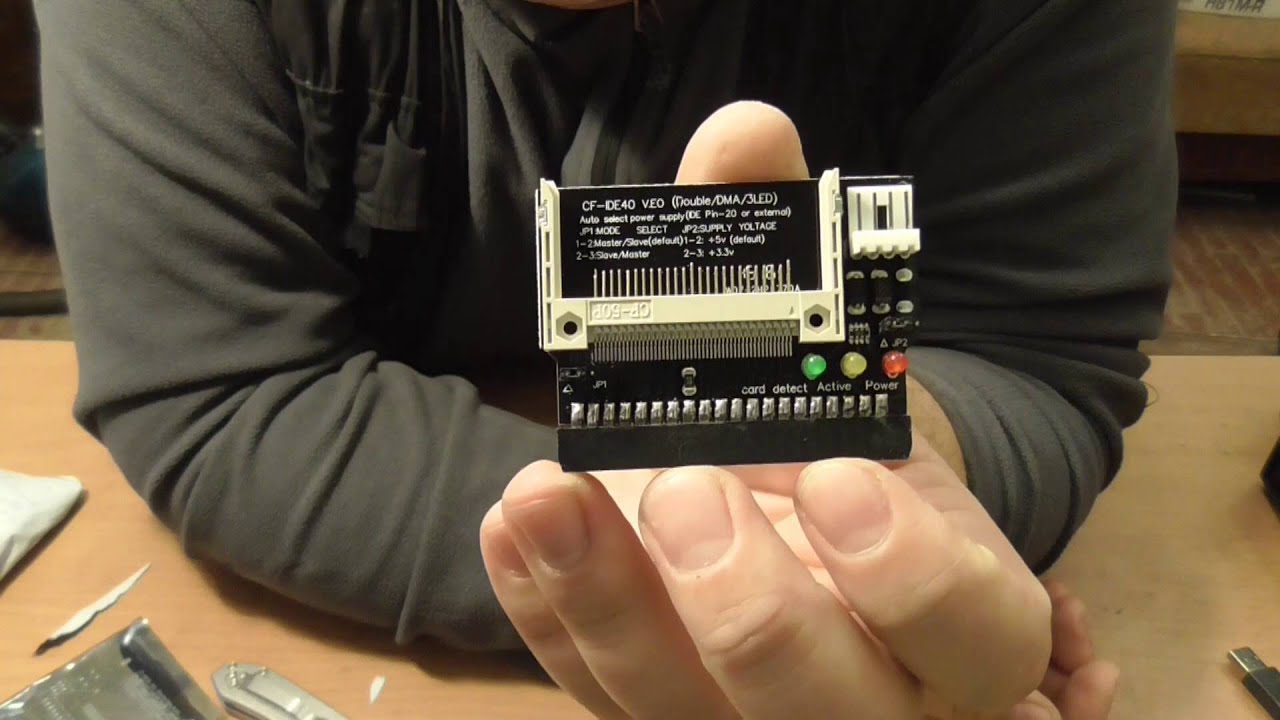 Адаптер CF to IDE, FreeBSD router, посылка из Китая - Обзор