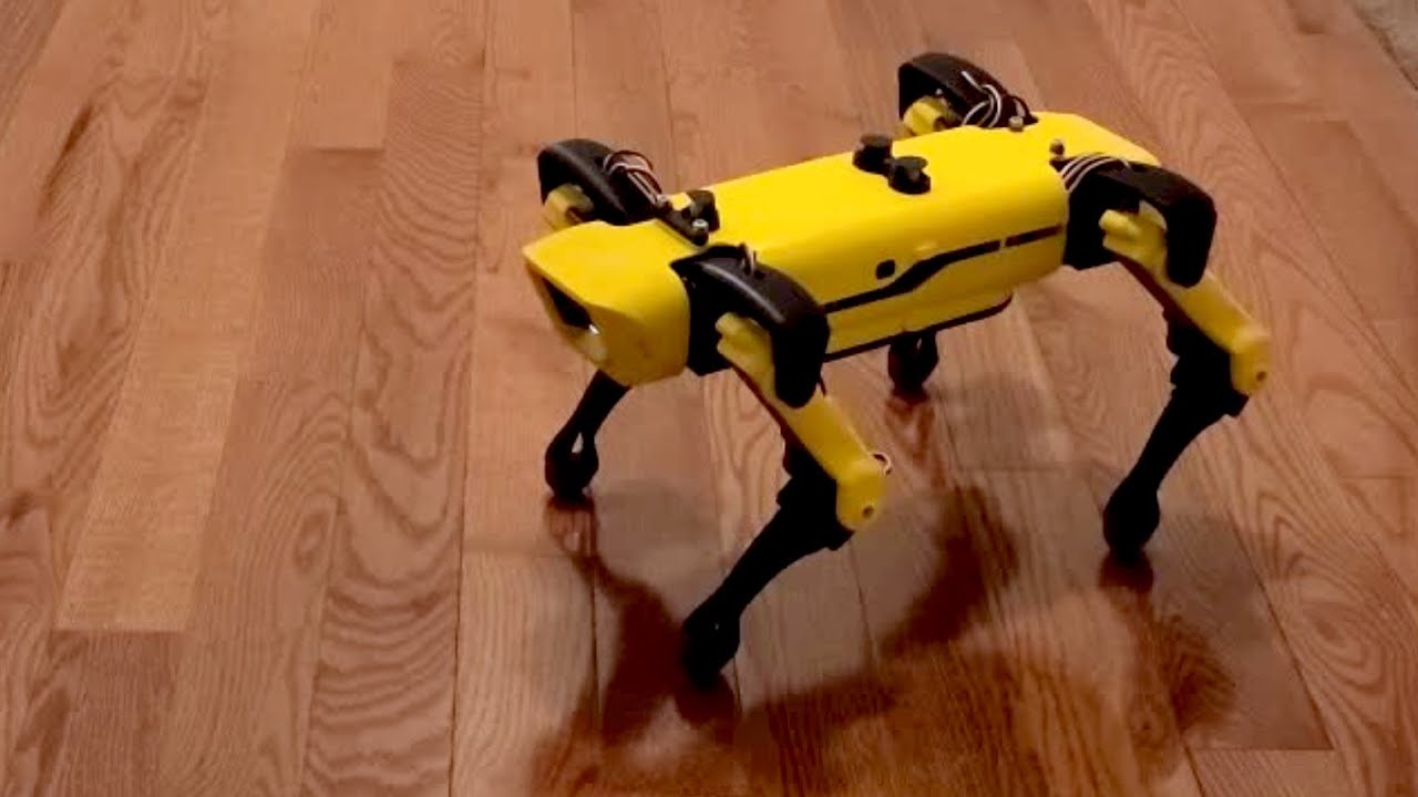In Motion : NovaSM3 v5.2 : a Quadruped Robot Dog Spot Mini Clone