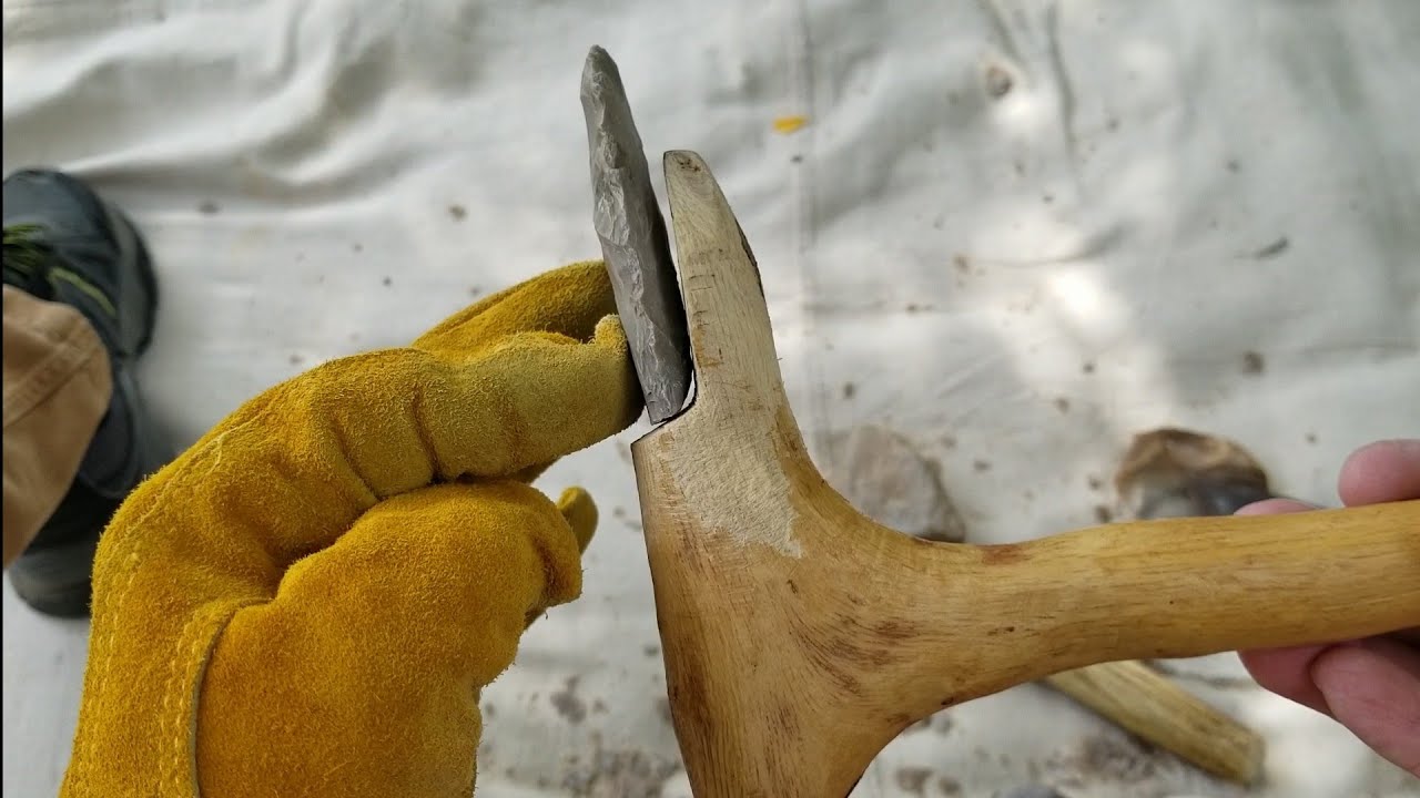 1217 - Adze Part 4 - Natural Tool Knapping Blade