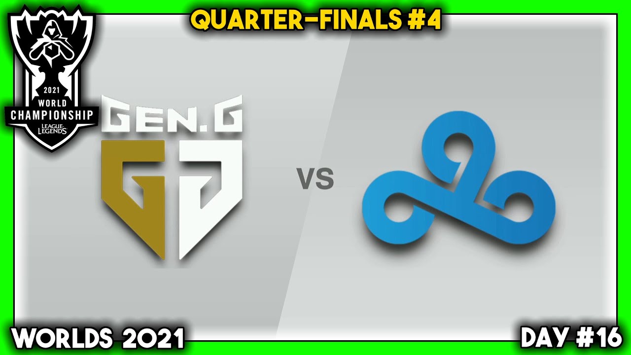 Worlds 2021 | Quarter-Finals #4: GEN vs C9 (Live-View #14 | Day #16: Playoffs Day 4)