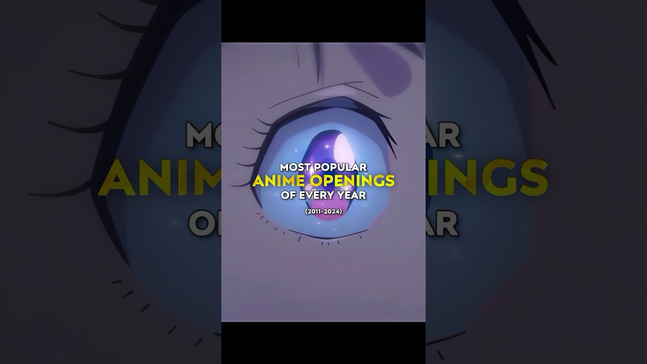 The most popular anime openings of every year 🔥🔥😮 #anime #animeopening