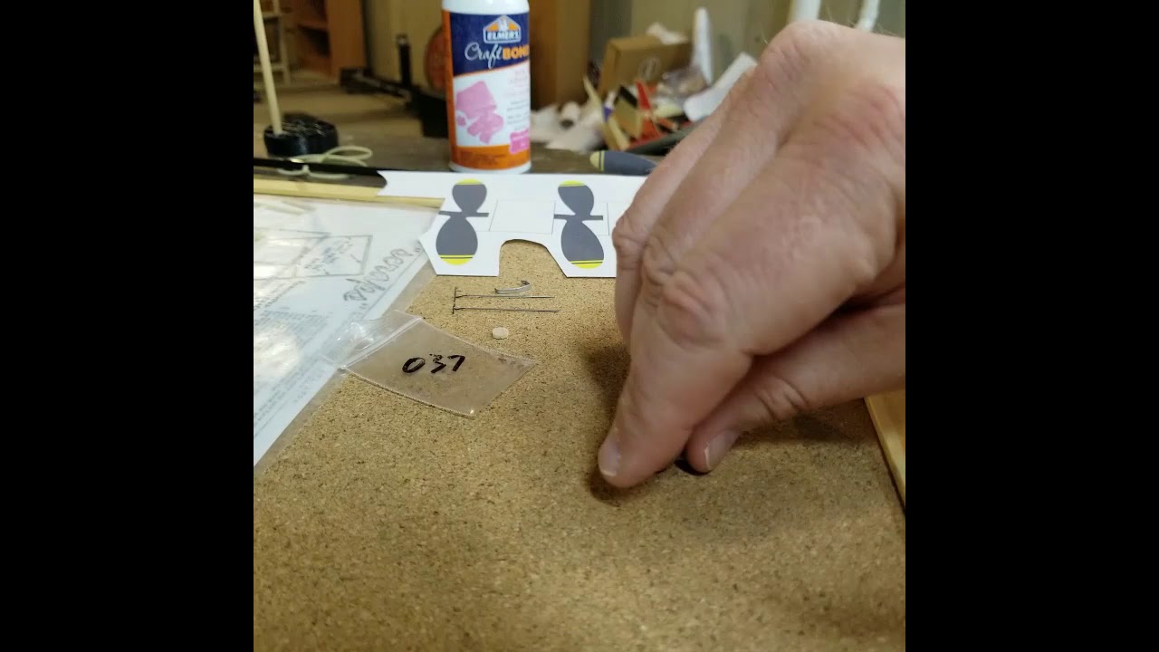 Making Paper Rolled Paper Props for living room free flight WW2 NoCal models
