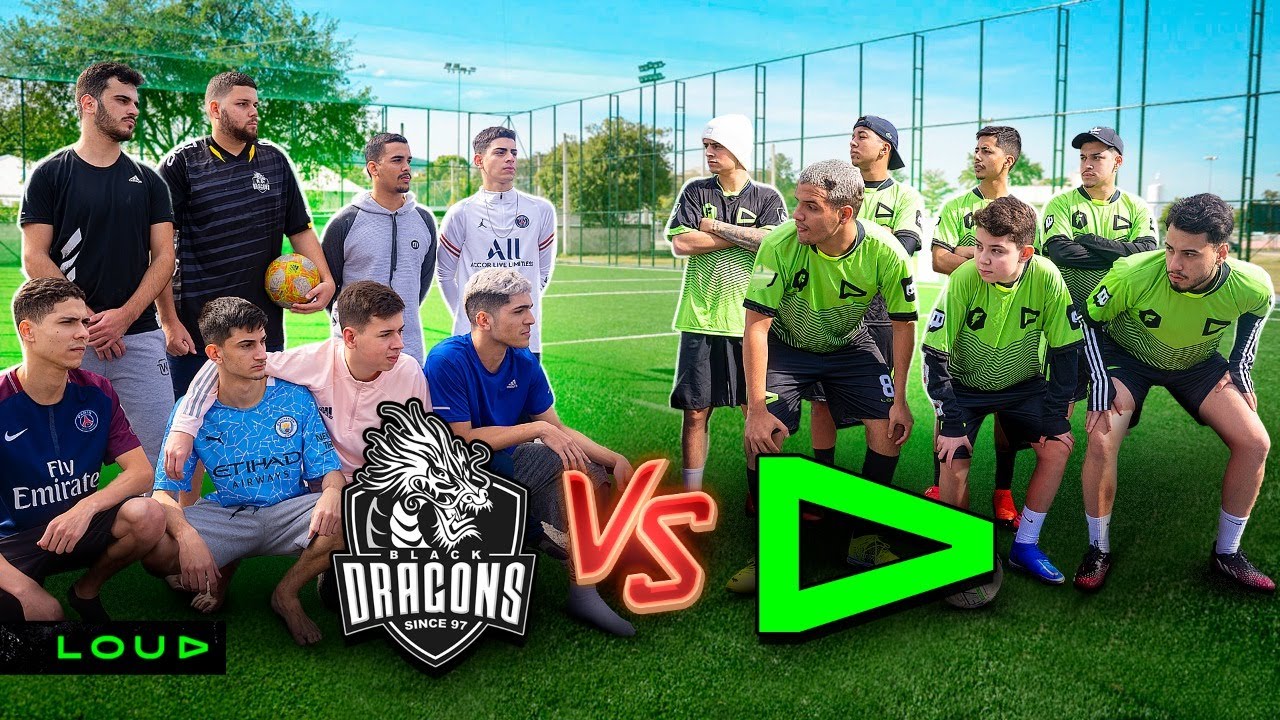 FUTEBOL DA LOUD vs BLACK DRAGONS!!