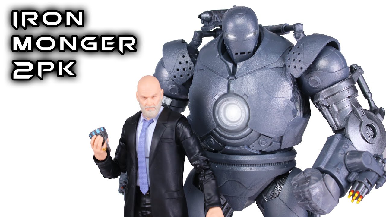 Marvel Legends IRON MONGER & OBADIAH STANE Iron Man Infinity Saga Action Figure Review