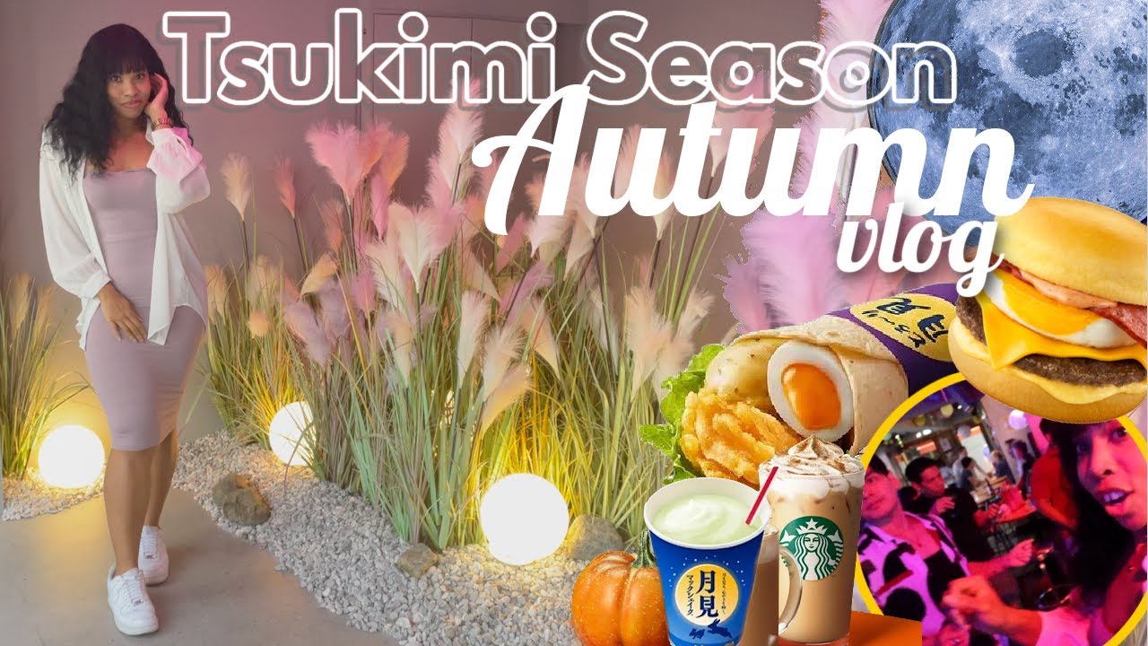Tsukimi Moon viewing season starts! 🌕 daily life, japan events and pretty cafe's✨