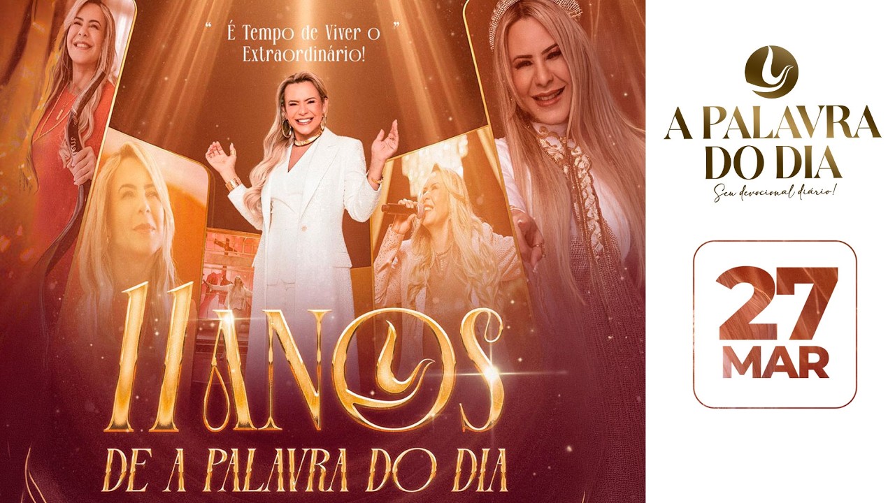 A PALAVRA DO DIA | 27 MAR 2026 | Bispa Virginia Arruda