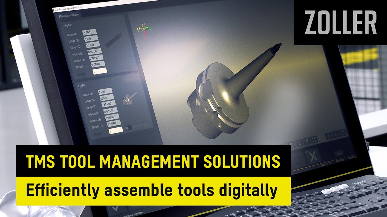 ZOLLER TMS Tool Management Solutions – Efficiently assemble tools digitally