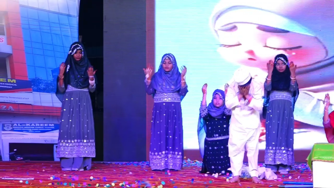 Khuda mahashar mein puchega performance by Al-kareem Eng medium public school of singhnagar branch