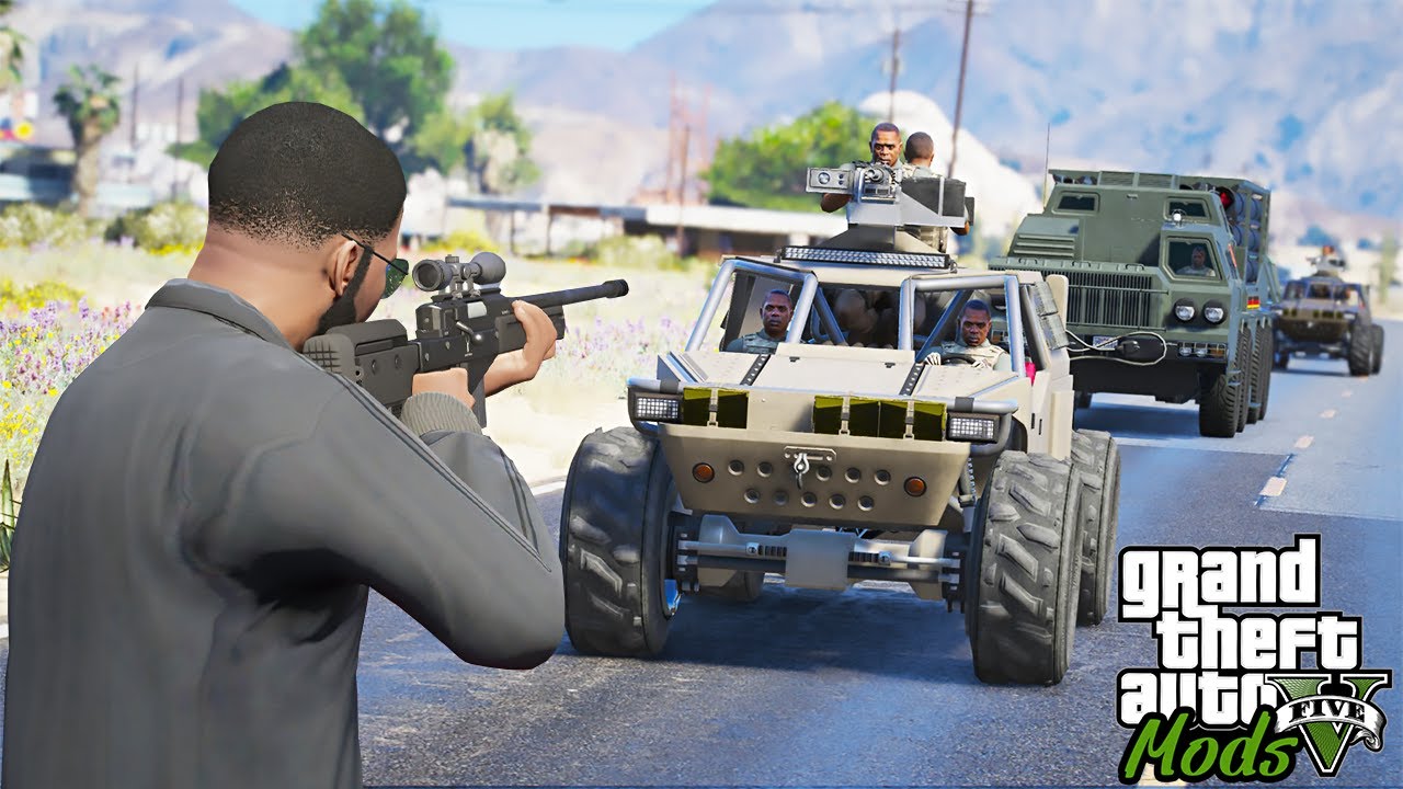 ROUBANDO TECNOLOGIA MILITAR! - GTA 5 Mods