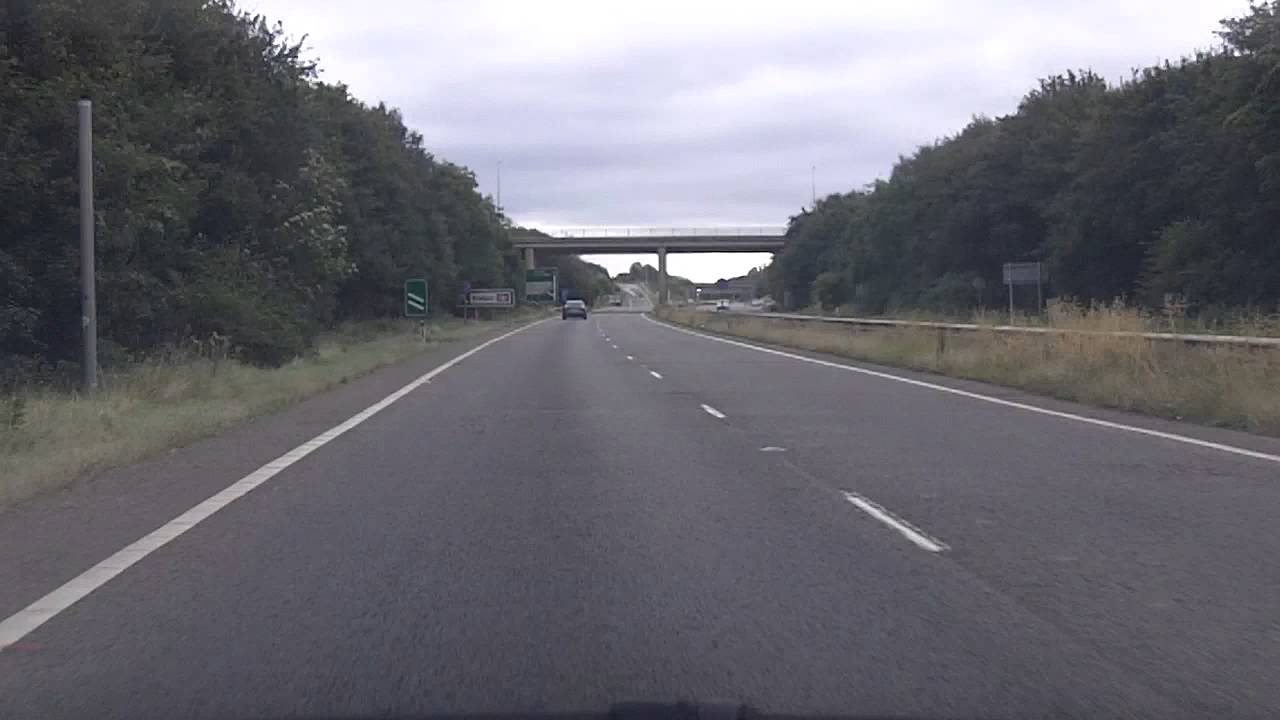 Milton Keynes by car - A5 southbound