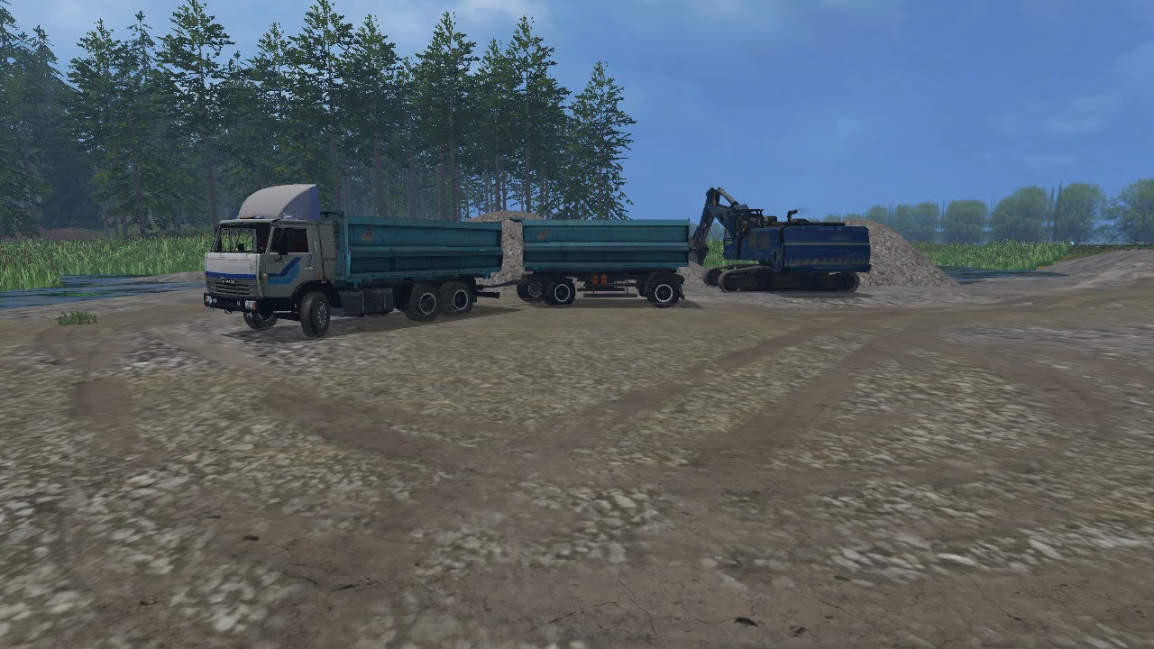 Farming Simulator 2015 Варваровка #2 Возим гравий