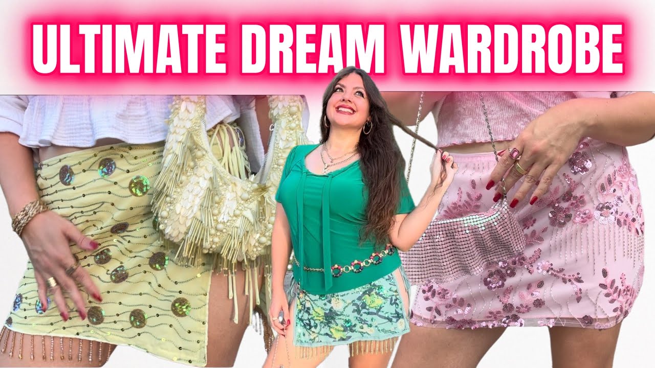 The ULTIMATE Dream Wardrobe ✨ Viral Beaded Skirts TRY ON