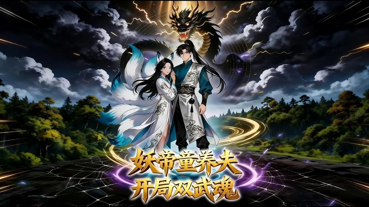 📢【完结】🔥爽剧畅享《妖帝童养夫开局双武魂》第1~48集丨一代芳心纵火犯，“海王”洛凡尘穿越，开局被妖女老婆“截”回村，觉醒两大逆天神秘武魂，逆天改命，武魂疯狂进化，逆天性震惊世界#漫剧  #国漫