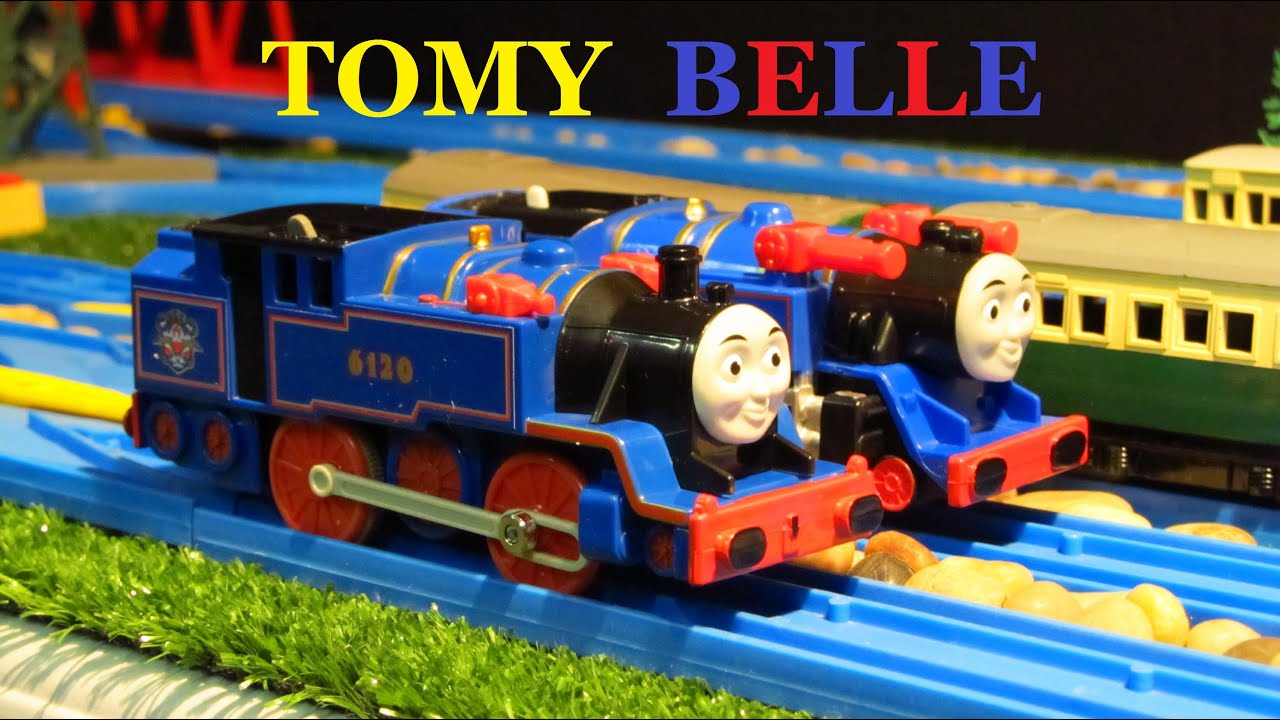 Обзор распаковки и первый заезд с гоночной игрушкой TOMY Plarail Brave Belle