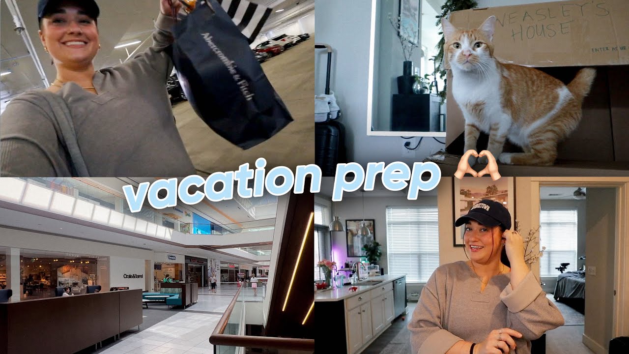 day in my life: last minute vacation errands + packing!