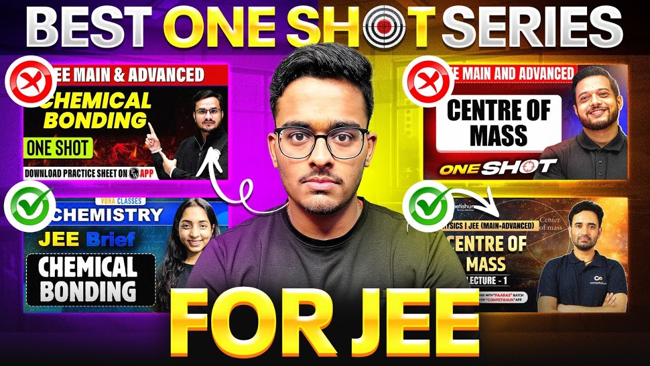 Best ONE SHOT Lectures for JEE Mains 2026🔥| JEE 2027 | Is One Shot Enough for JEE?