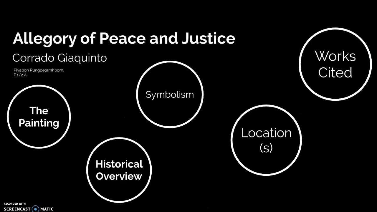 Allegory Of Peace and Justice by Corrado Giaquinto