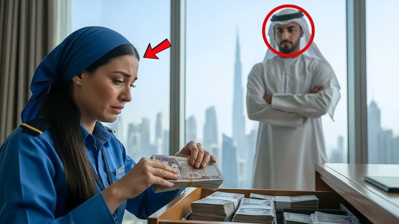 ملياردير عربي يترك 200,000 ريال على الطاولة ويغادر... كانت عاملة النظيفة الفقيرة الوحيدة في الغرفة.