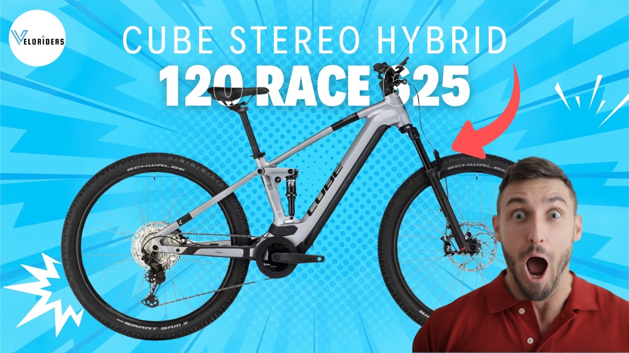 🚵&zwj;♂️ Cube Stereo Hybrid 120 Race 625 : le VTT &eacute;lectrique discret mais redoutablement efficace&nbsp;!