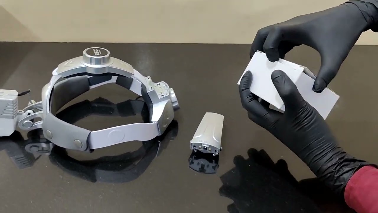 Unboxing new Surgical Headlight R1 from ESC Medicams