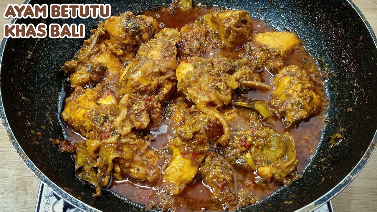 ENAK BANGETT‼️RESEP AYAM BETUTU KHAS BALI SEKALI COBA PASTI KETAGIHAN.