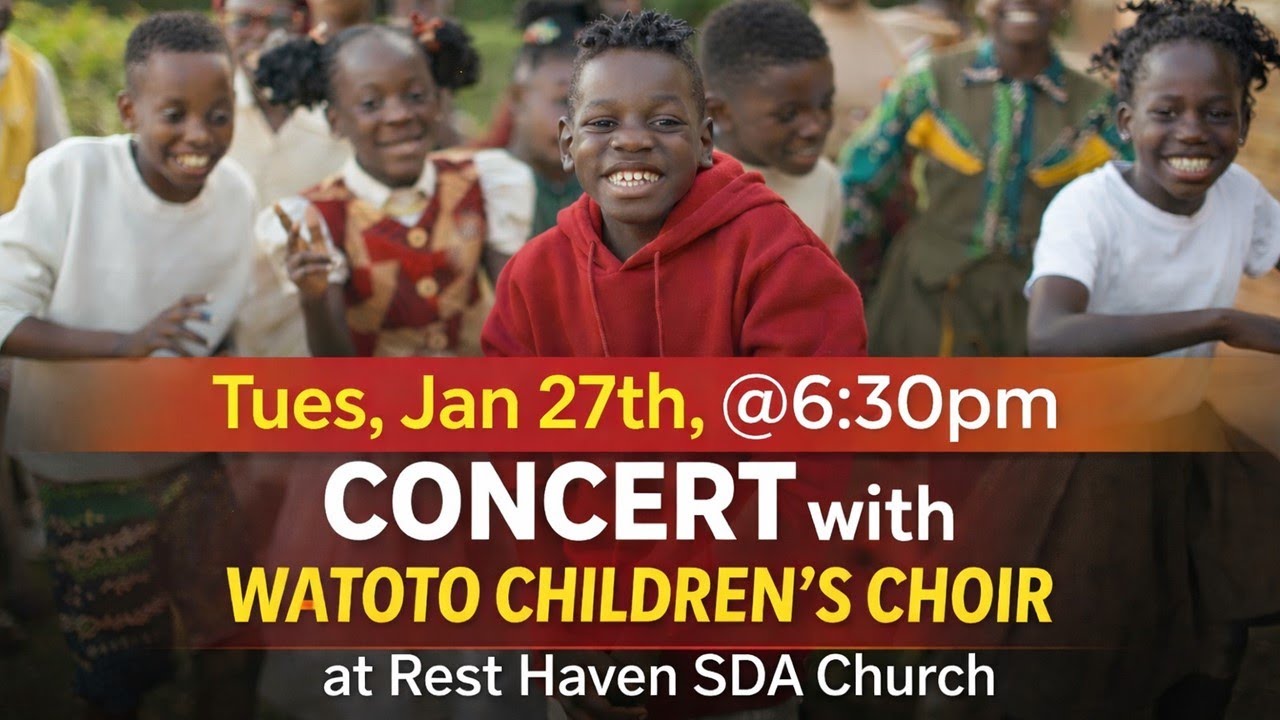 CONCERT with WATOTO Children's Choir at Rest Haven - Tue, Jan