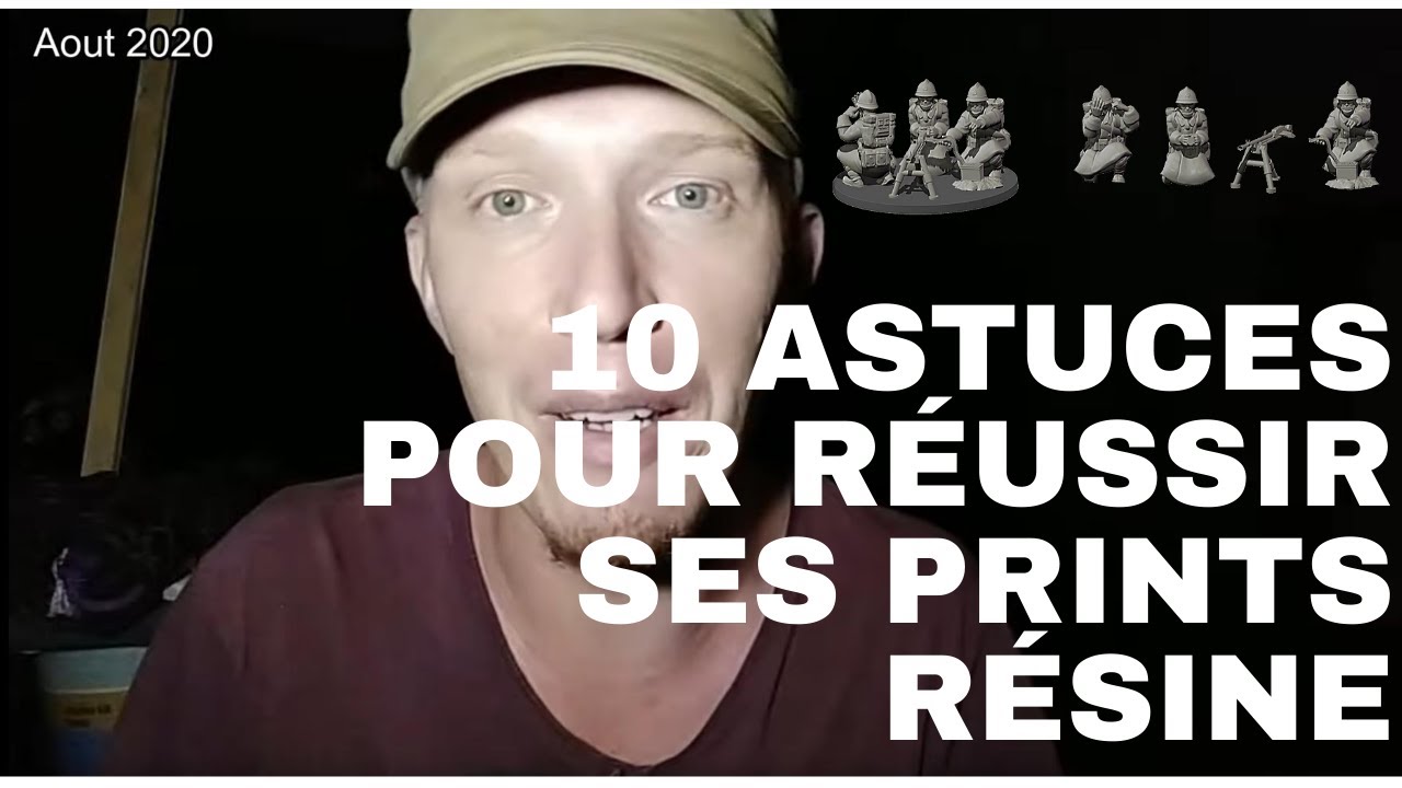 10 astuces sur l'impression 3D résine !
