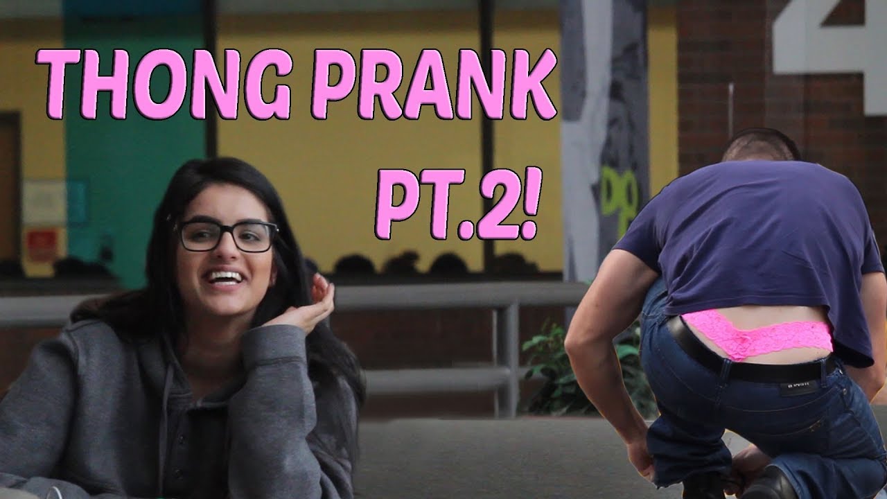 MAN WEARING THONG PRANK - PART 2