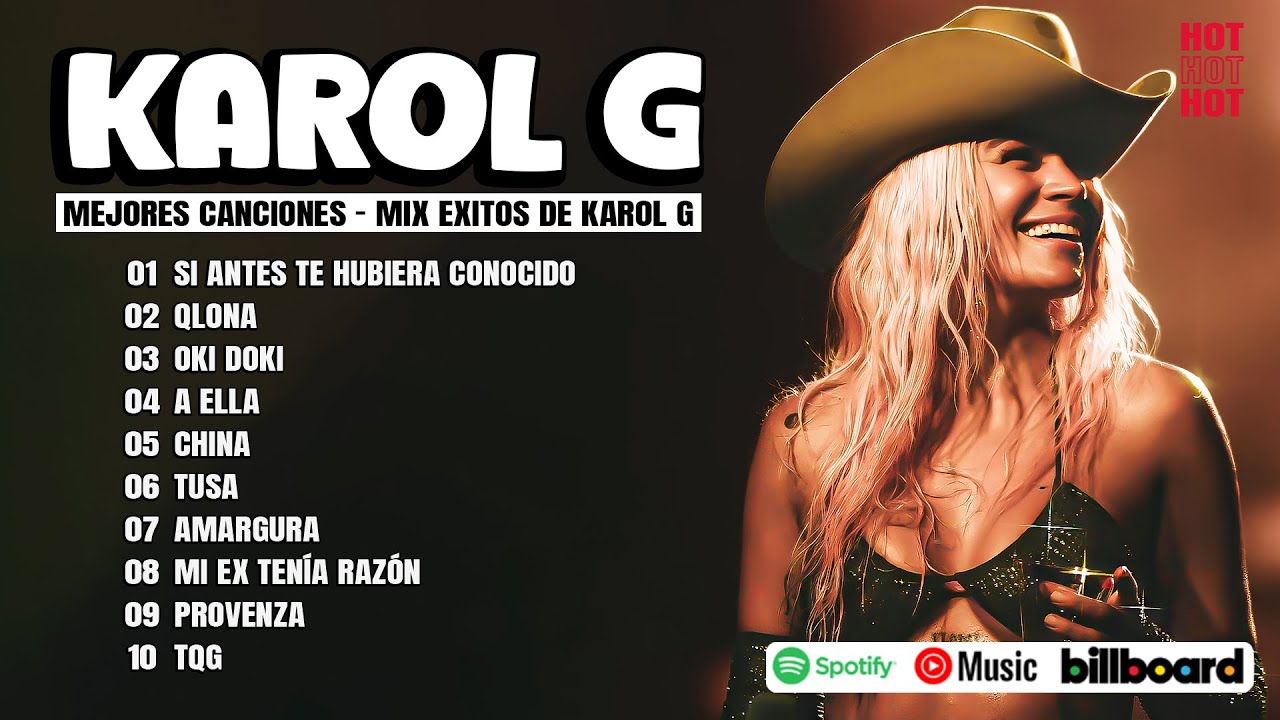 Karol G 2024 - Mejores Canciones de Karol G - Grandes Éxitos De Karol G