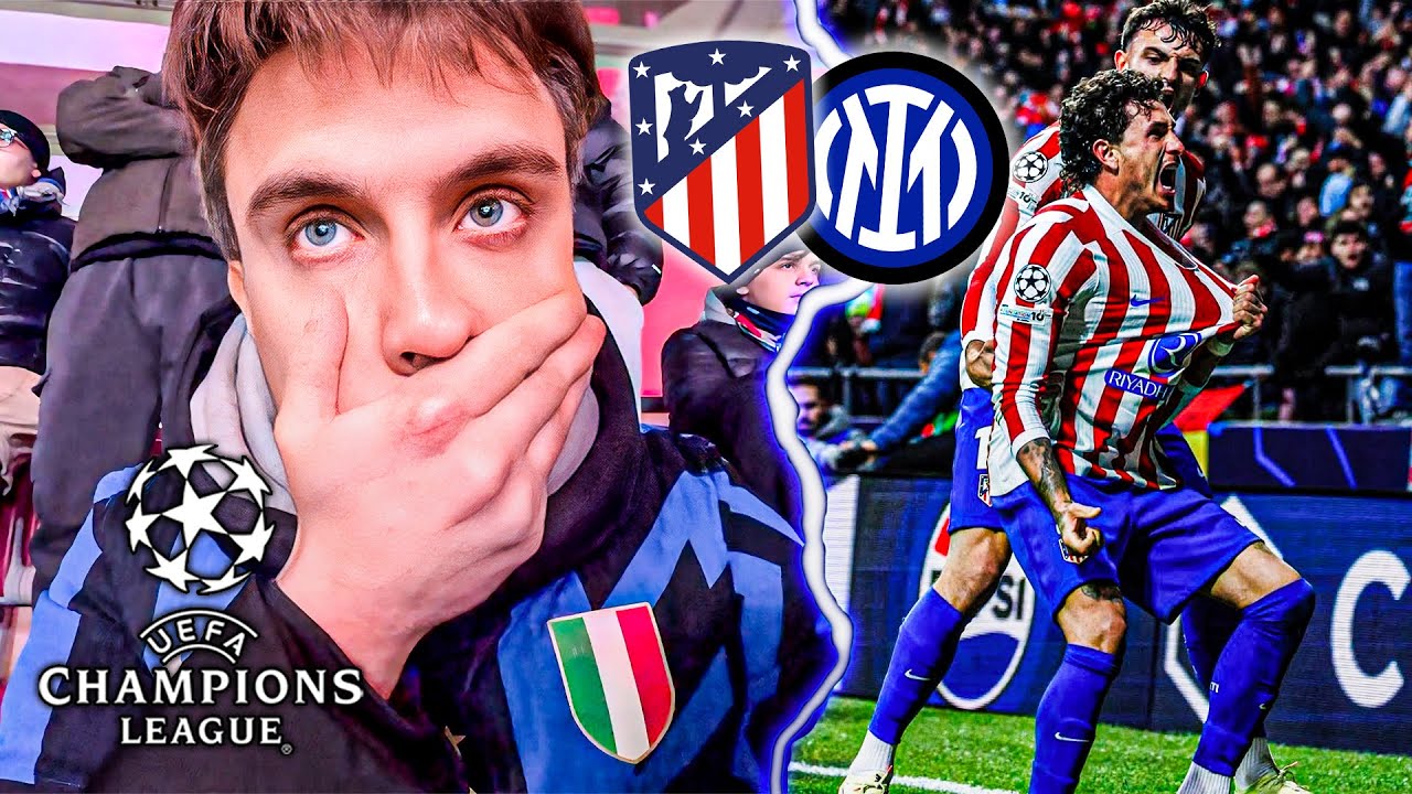 Atletico Madrid vs Inter 🔥| BEFFA ASSURDA ALL'ULTIMO SECONDO NEL SETTORE OSPITI 😭 | UCL vlog