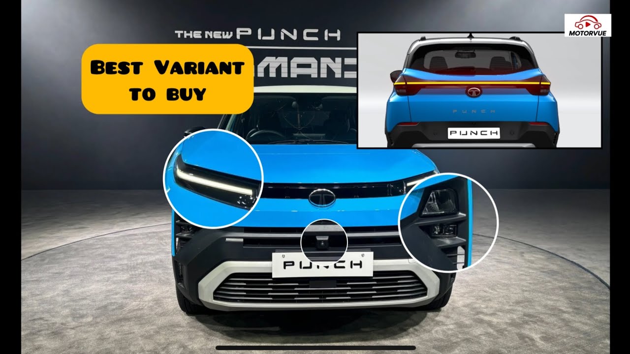 Best Variant of Tata Punch Facelift 2026. #motorvue