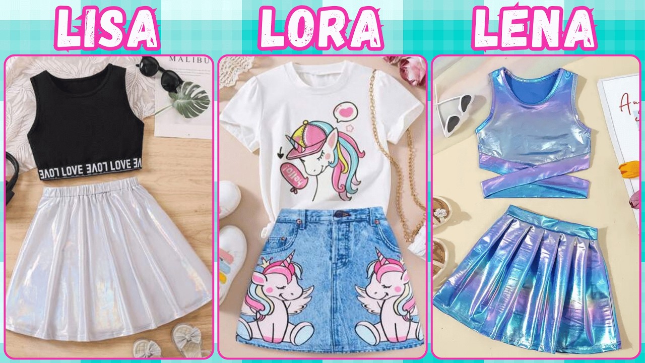 Лиза, Лора или Лена? 💖 Выбирайте свою эстетику! | Весёлый челлендж стиля 💅✨ #lisaorlena #тренд #мода