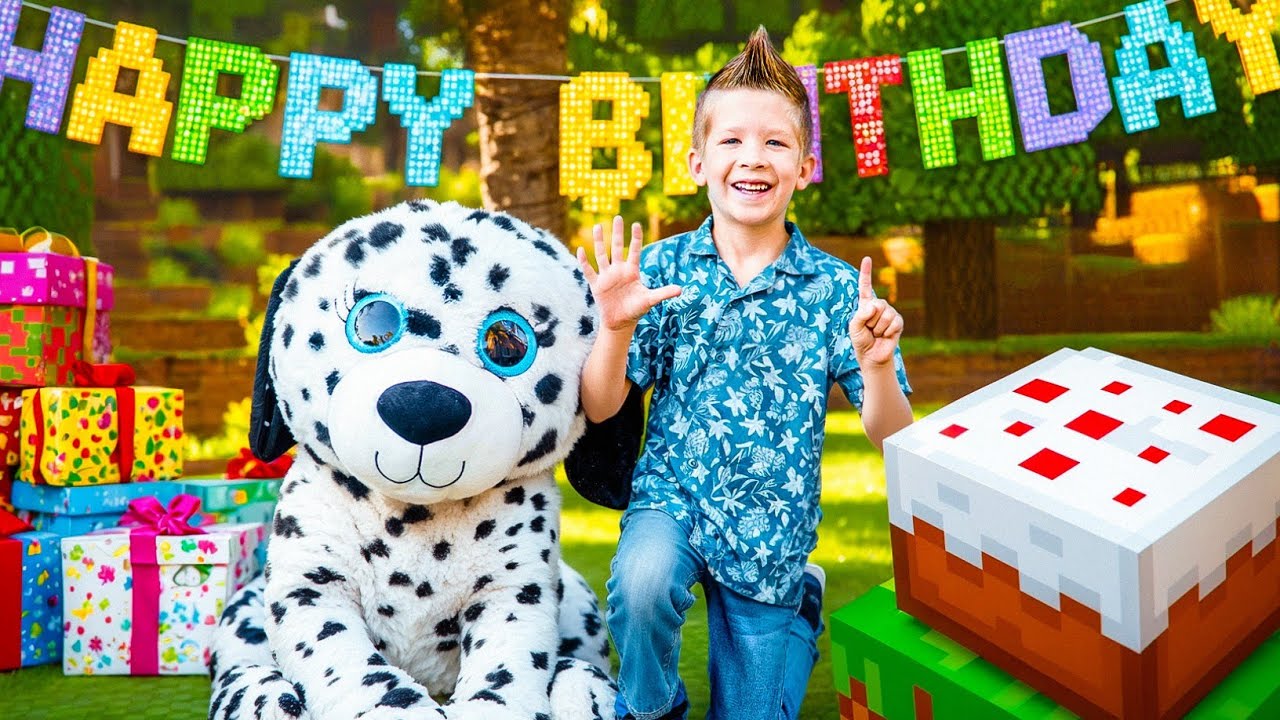 Preston Turns 6! Epic Minecraft Birthday and Knotts Berry Farm!!!