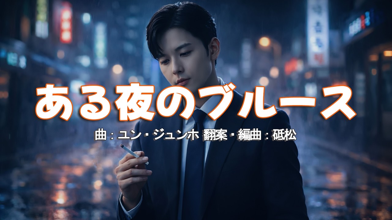 ある夜のブルース. 曲：ユン・ジュンホ／翻案・編曲：砥松