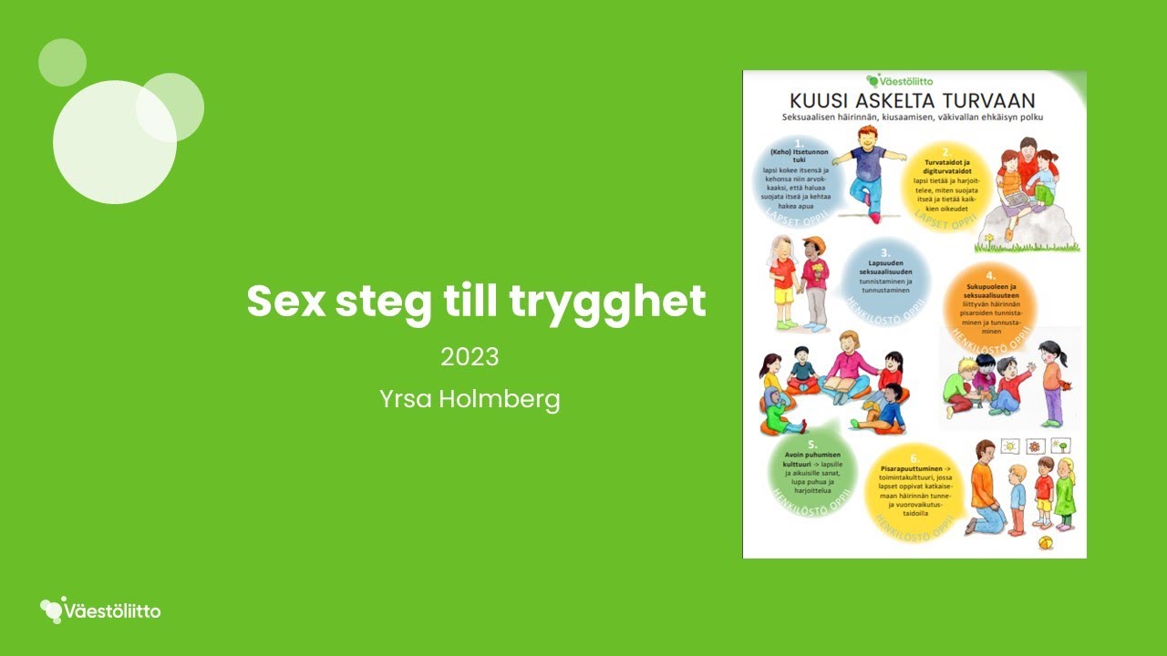 Sex steg till trygghet