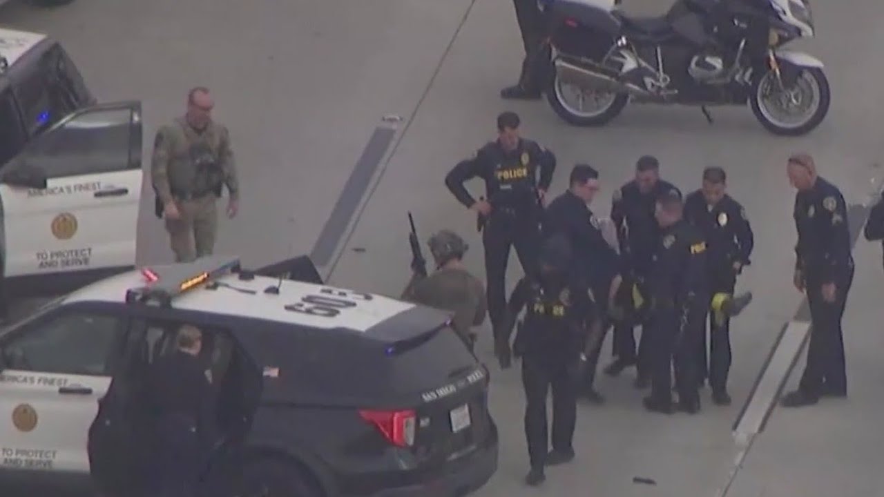 Wild pursuit on I-15 in San Diego ends in arrest