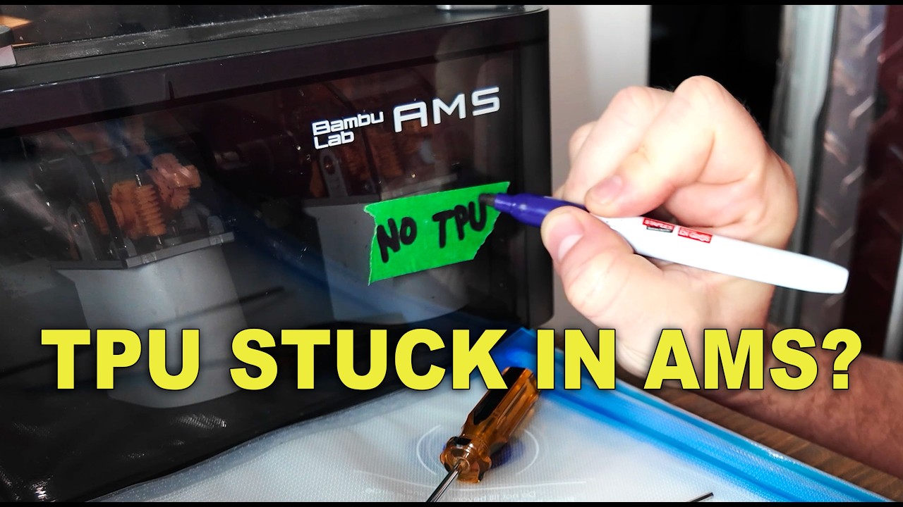 TPU застрял в Bambu AMS? Быстрое решение #P1S