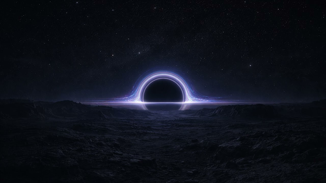 Black Hole Horizon | 3 Hour 4K Space Screensaver TV Wallpaper