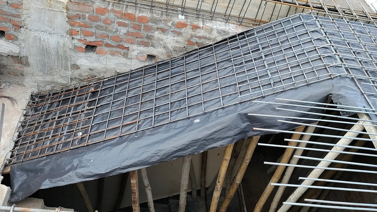 staircase reinforcement details at site part-2