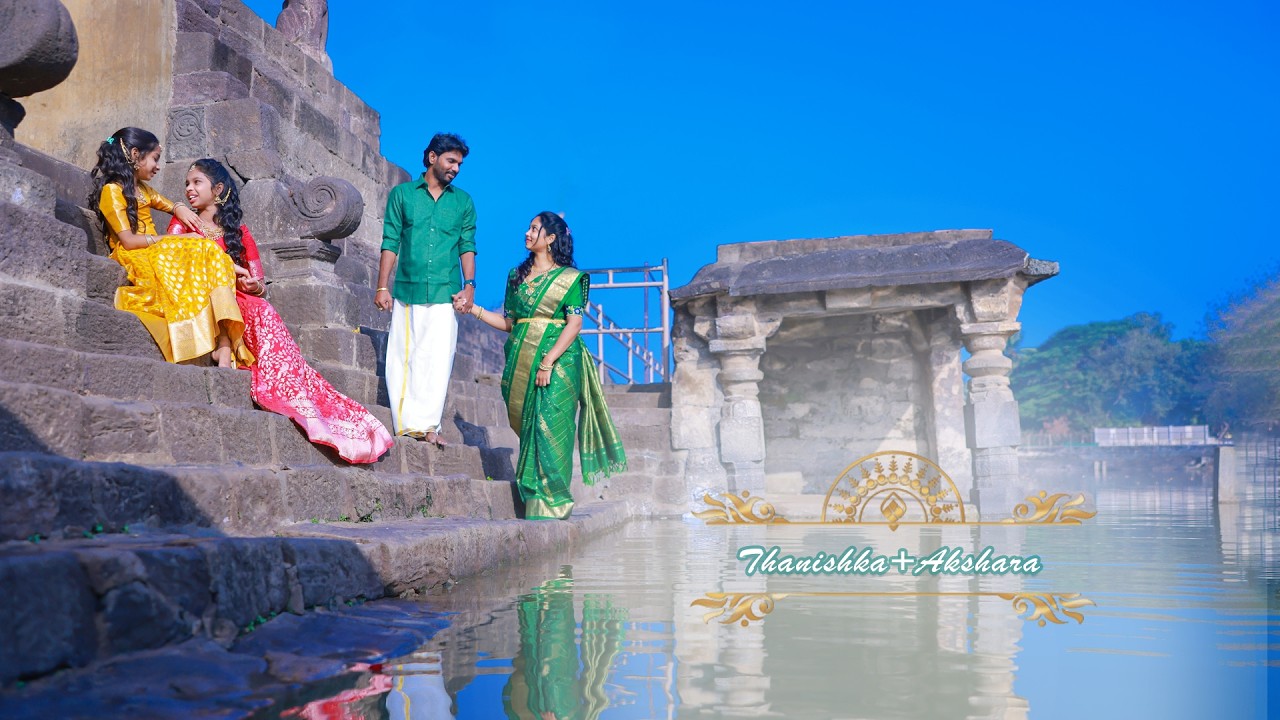 Tanishka &  Akshara best  pre shoot half saree song