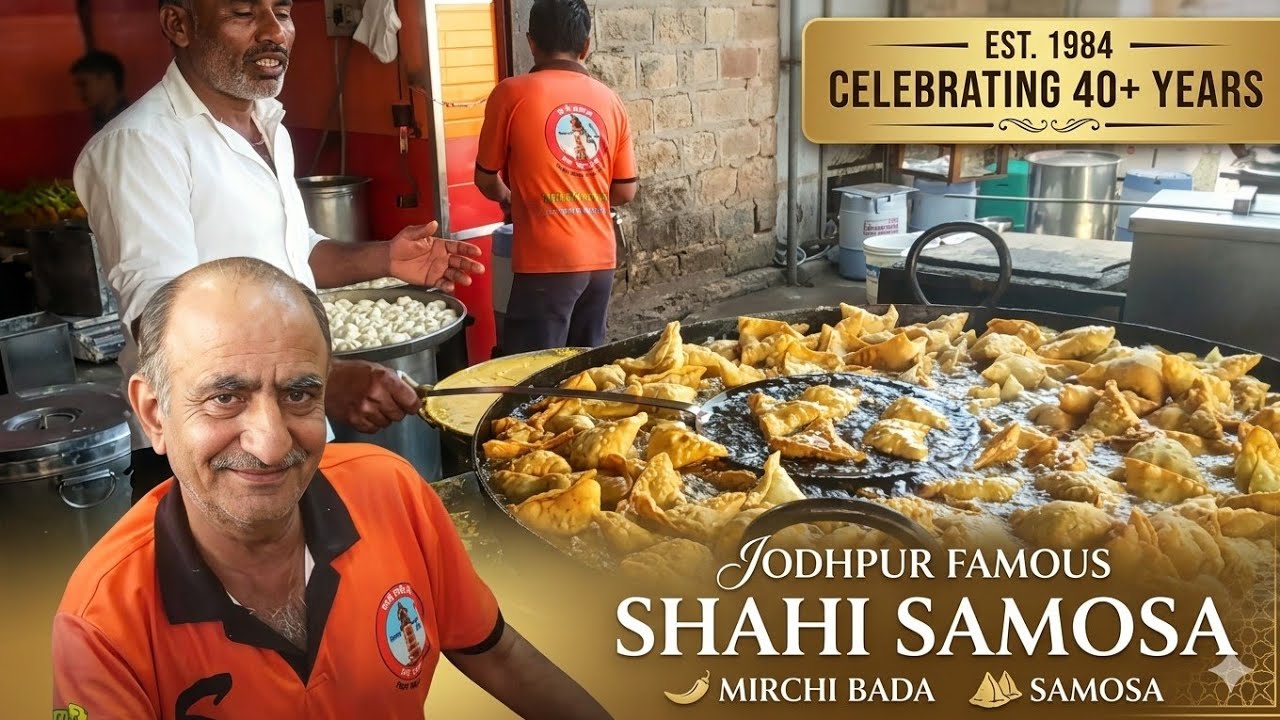 Famous 'Shahi Samosa' in Making at Extreme Level in Jodhpur | Indian Street food | Rajasthan