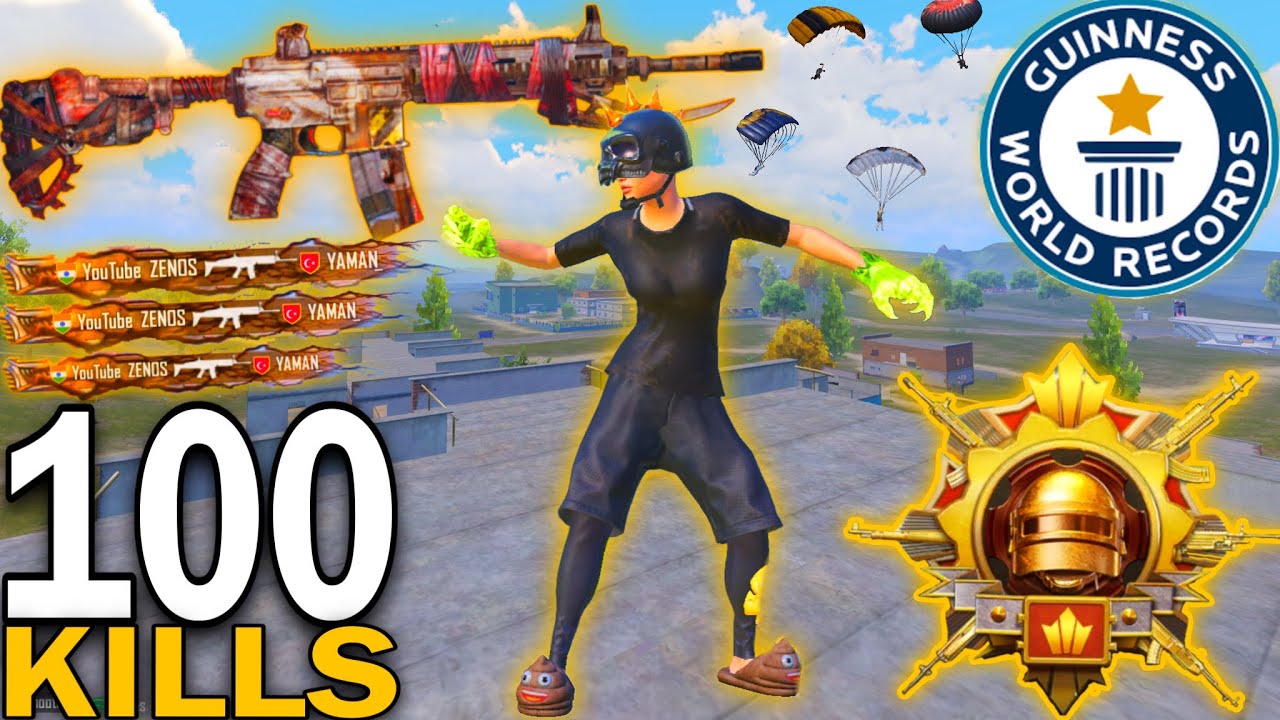 100 KILLS!😱REALLY All CONQUEROR PLAYERS LANDED in HERE🥵 pubg mobile