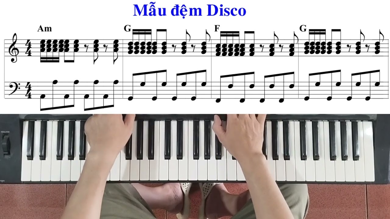 Mẫu đệm Disco giúp tay linh hoạt hơn | Ku Tèo Piano.
