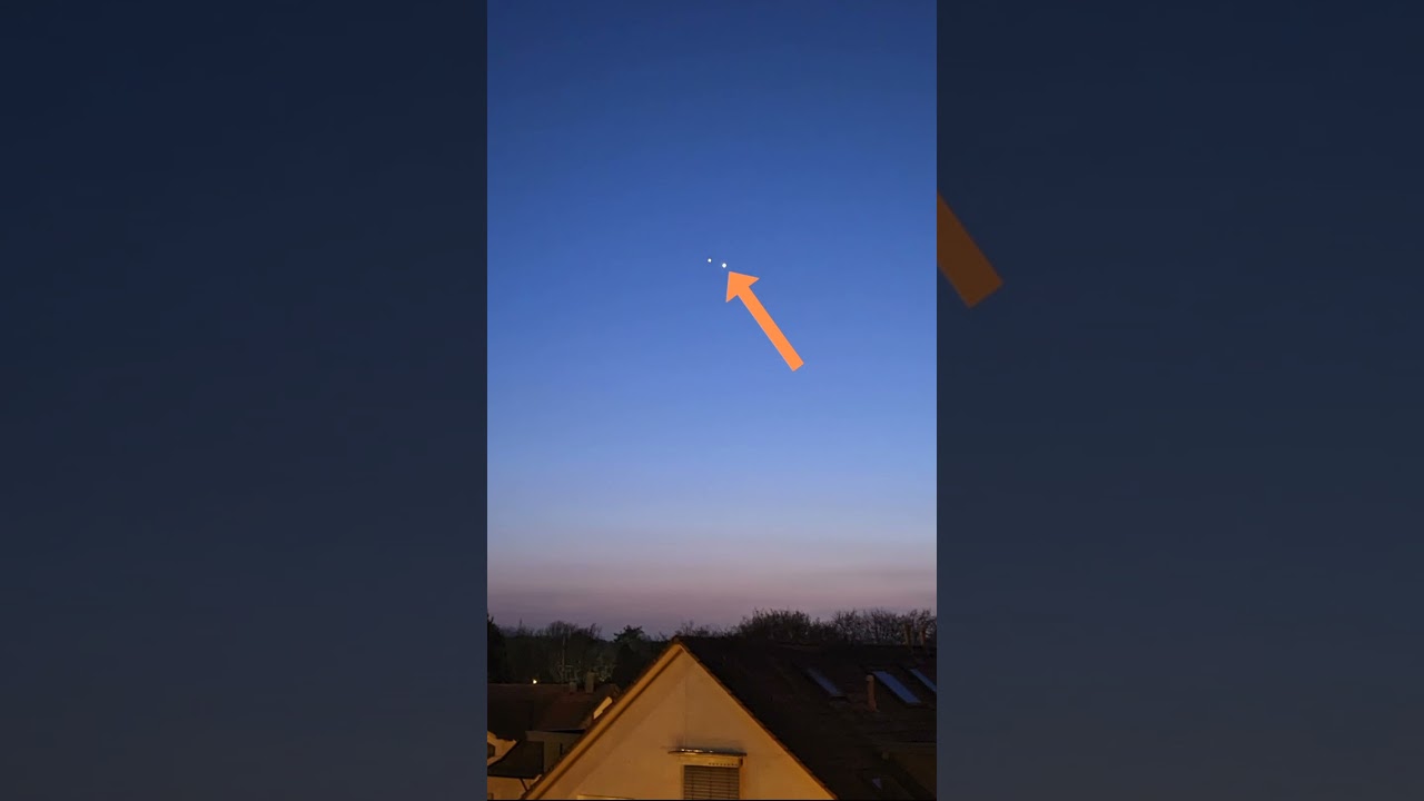 Jupiter & Venus in the evening (March 2023)