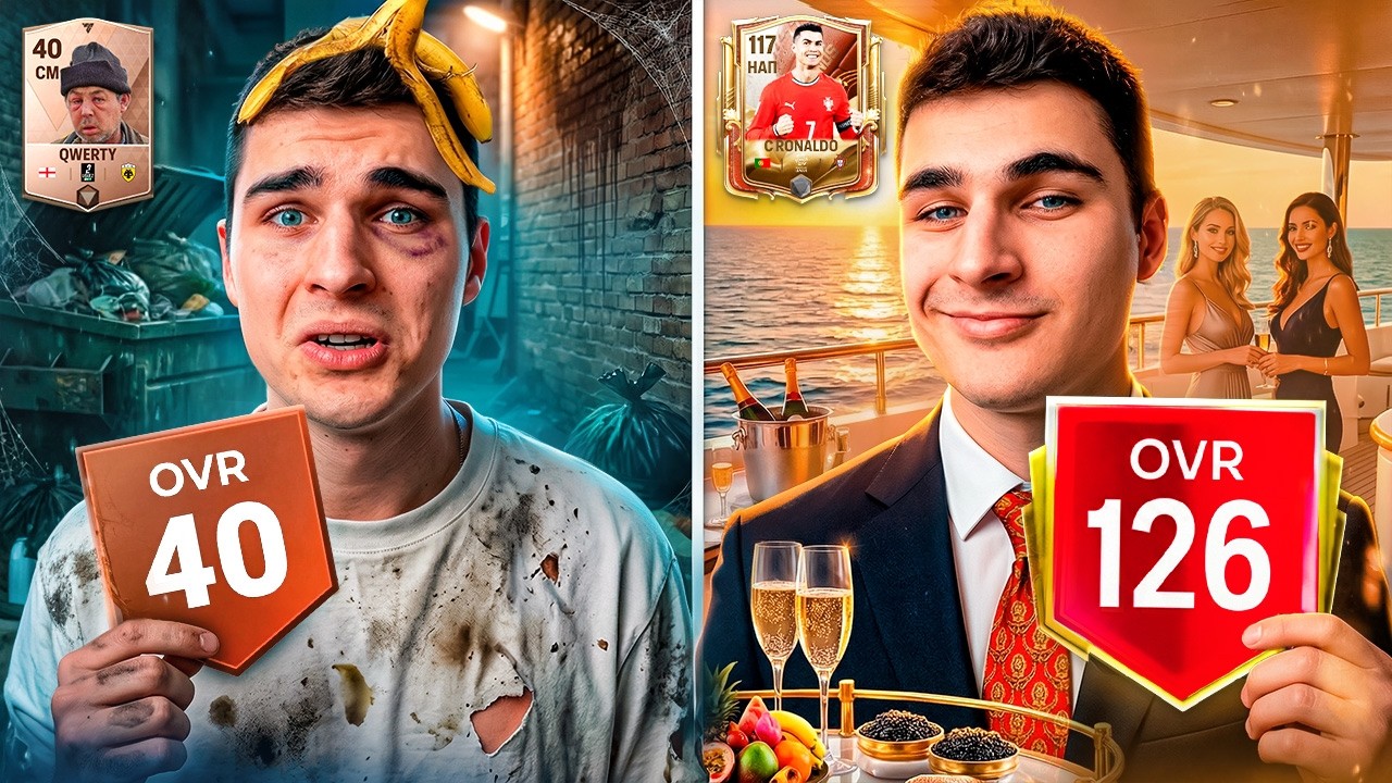 САМЫЙ СЛОЖНЫЙ ПУТЬ!! С 0 НУЛЯ до 126 OVR в FC Mobile!!