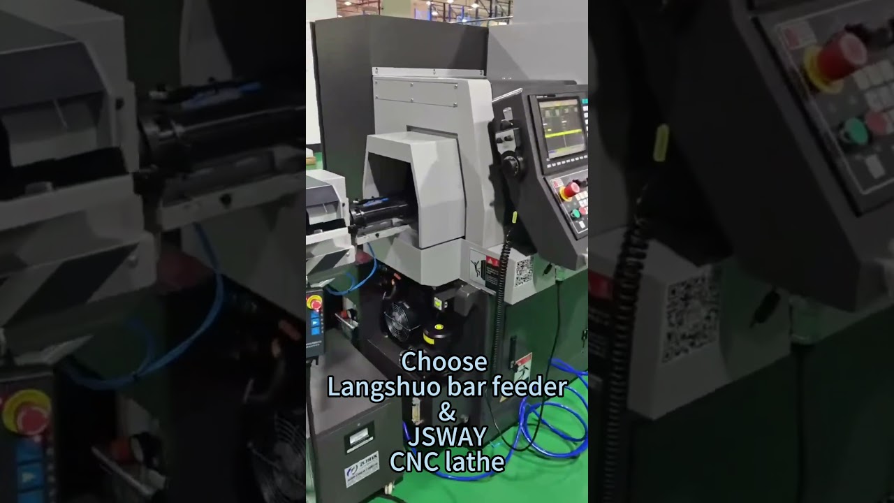 Combo #cncmachine & #barfeeder