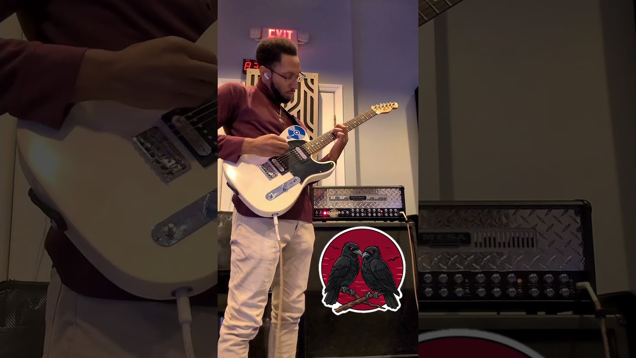 Guess what #bossbattlemusic these #powerchords are from 🥭