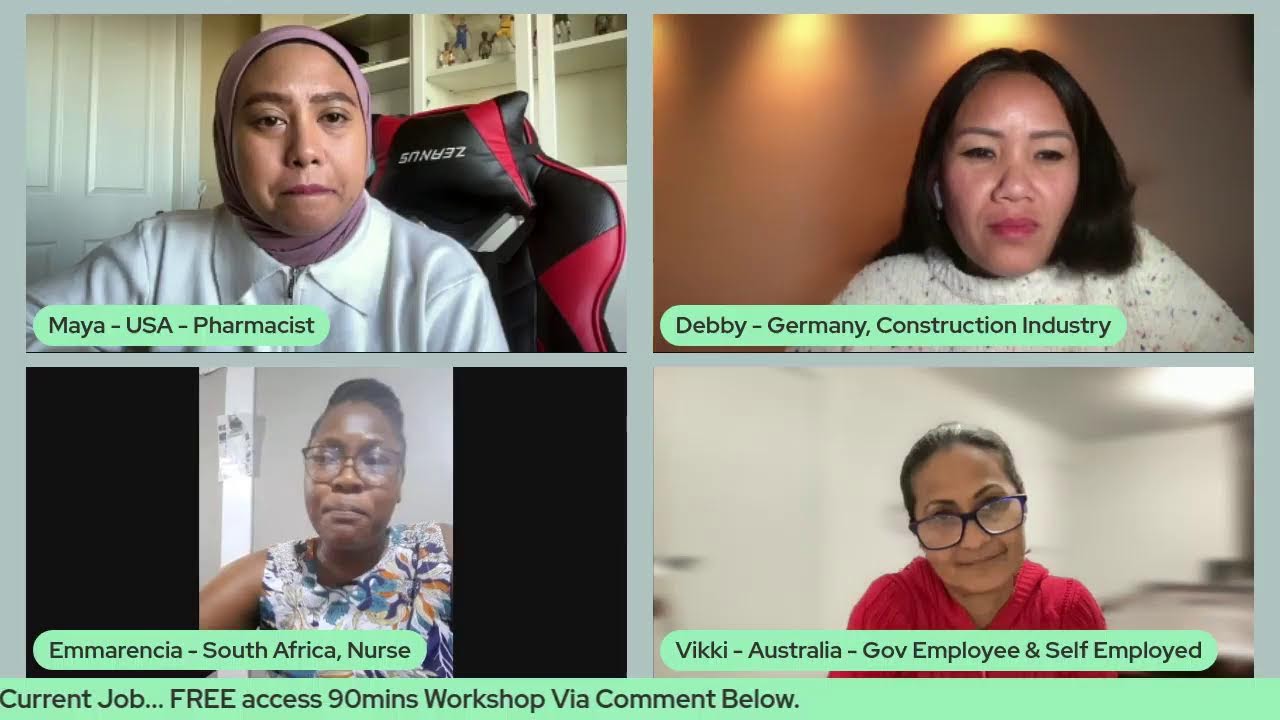 Working People Earning In Flexible Way From Home